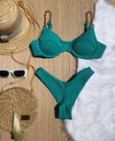 Biquíni beach green